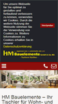 Mobile Screenshot of hm-bauelemente.de